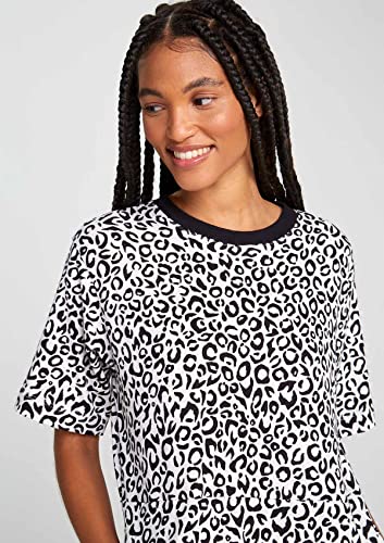Vestido Midi Com Estampa Animal Print