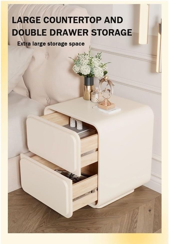 Table de Chevet Chic Tables d'Appoint Salon Chambre à Coucher 48cm - 5