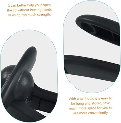 Miniatura 2 de DOITOOL Bar Cocina Remver Suministros Seguros Tapas Portátiles Tarro Lateral Mango Cortar Manuel Hogar Tierno Camping Estaño Multifunción Multi con