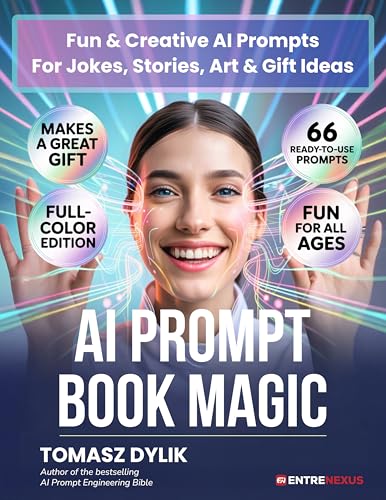 AI Prompt Book Magic: Fun & Creative AI Prompts For Jokes, Stories, Art & Gift Ideas (The Generative AI Creator Series 3) image 2