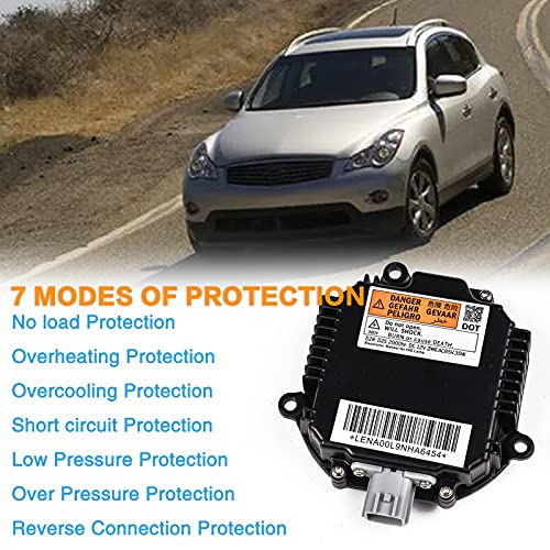 28474-89904 Xenon Hid Headlight Ballast Control Unit W/D2S Bulb & Igniter Module Compatible With Infiniti Ex35 Fx35 G35 Jx35 M35 Nissan 350Z Altima Murano Rogue, Replaces 2847489907 28474-8991A #TOP4