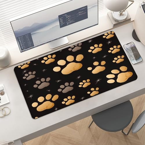 Mousepad protector de escritorio grande de goma 30x60 cm miniatura 6