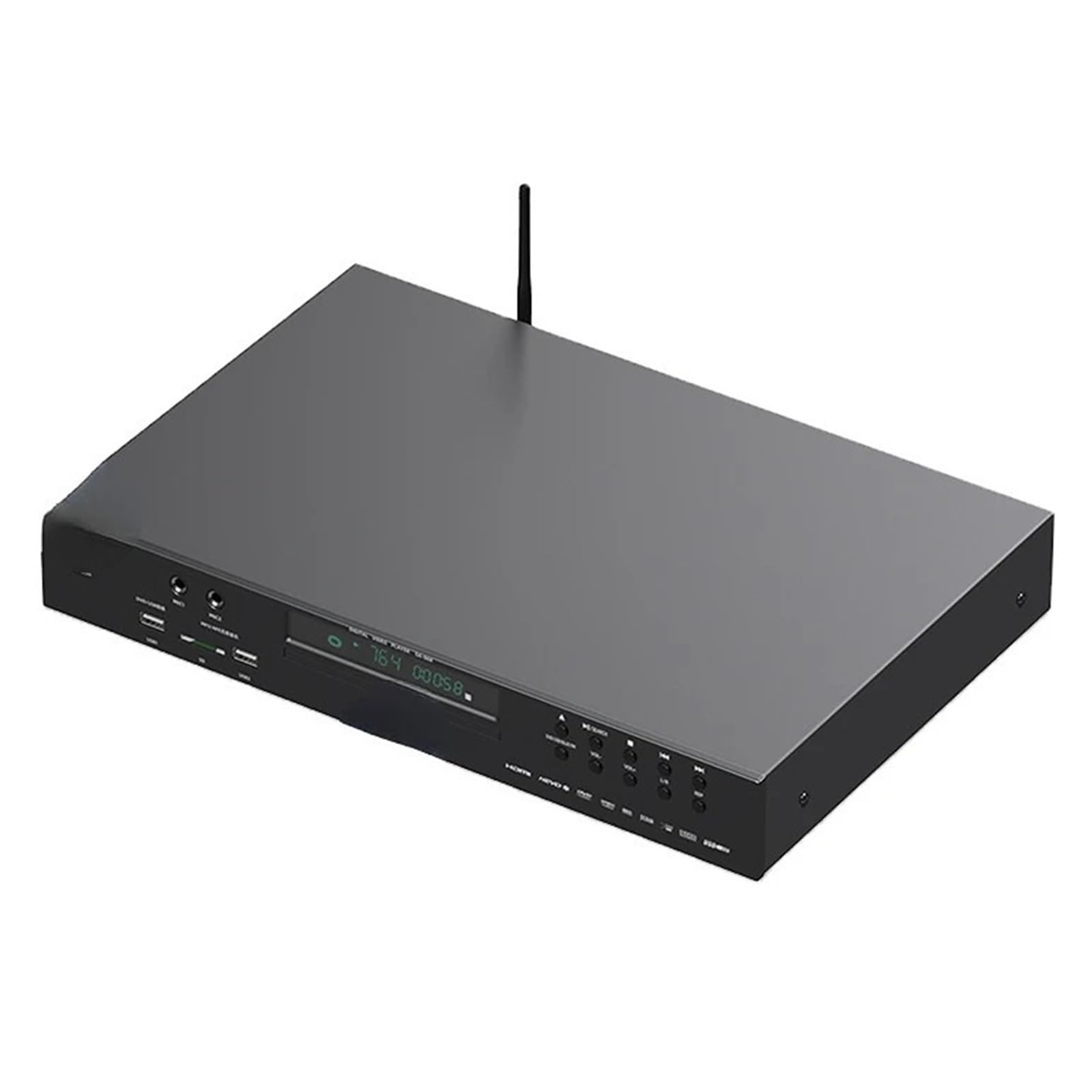 Lettore Dvd Lettore Dvd BT Slot-in Domestico da 15 W Vcd Doppio Lettore di Dischi Video Ad Alta Definizione Evd Lettore CD for Bambini Lettore di Dischi Completo
