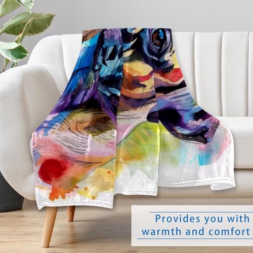 Couverture de lit chaude et plaid de canapé confortable Unhappy
