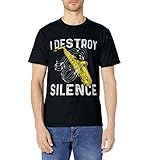 I Destroy Silence - Saxophone Player Saxophonist Jazz Music T-Shirt