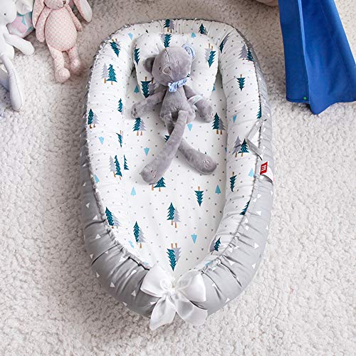 image for Chilly Baby Lounger Nest Bassinet for Bed, Portable Baby Co-Sleeping C