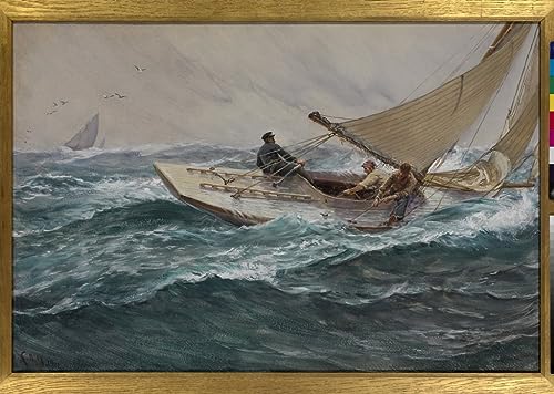 Impression Toile Jeunesse Charles Napier Hemy - Tableau Graffiti Résistant pour Déco