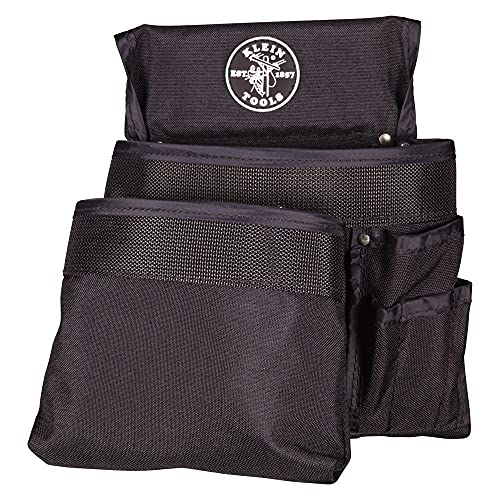Exclusive Discount 50% Price Klein Tools 5701 Tool Pouch, PowerLine Series Utility Pouch Fits Tool Belts up to 2.5-Inch, Strong Rivet Reinforced Stitching, 8-Pocket