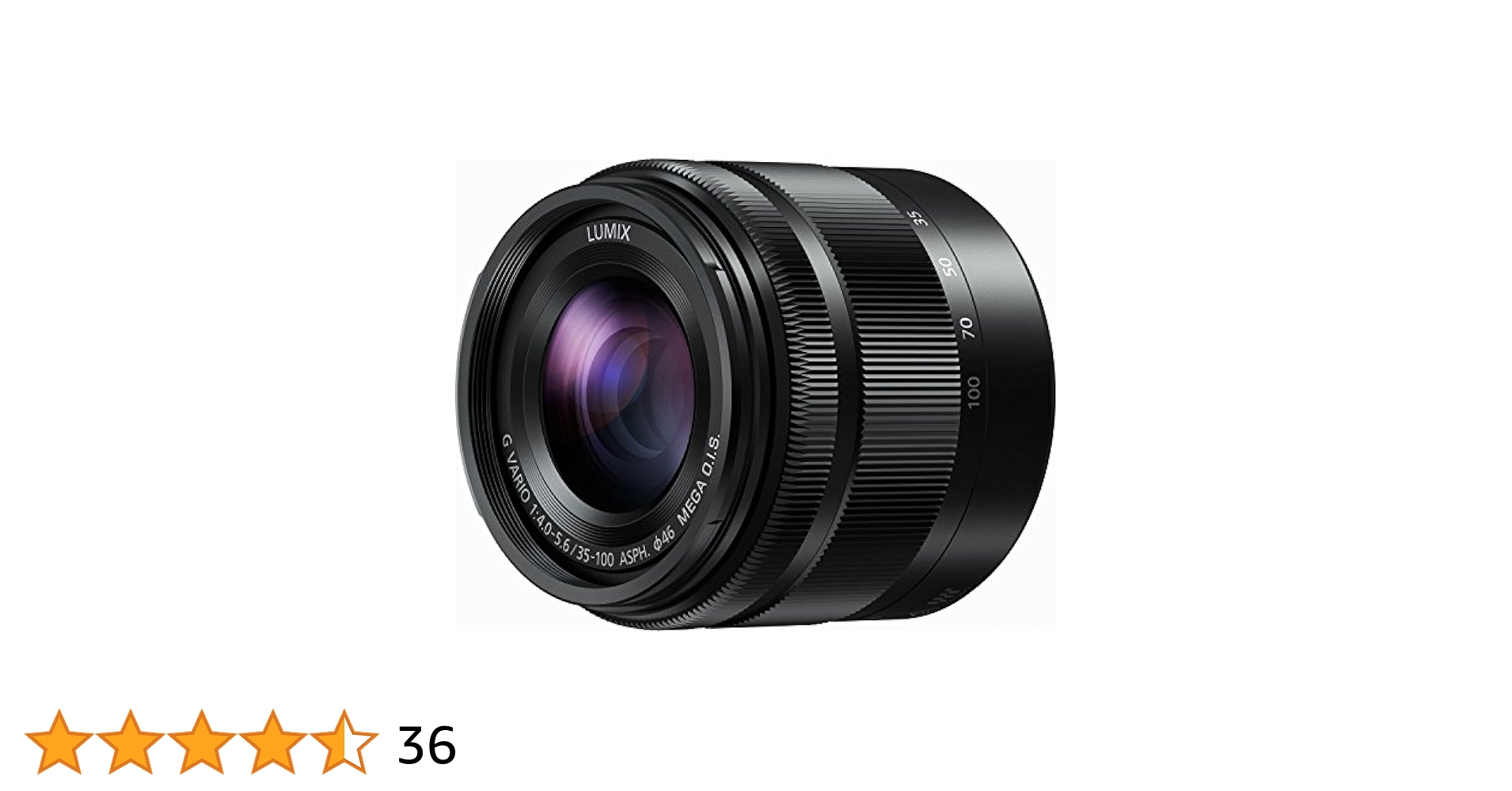 PANASONIC LUMIX G Vario Lens, 35-100MM, F4.0-5.6 ASPH