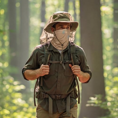 Image of Geyoga 2 /4 Pack Cooling Neck Gaiter Summer Breathable Balaclava Face Mask with Mesh Holes UV Protection Sun Scarf Men Women