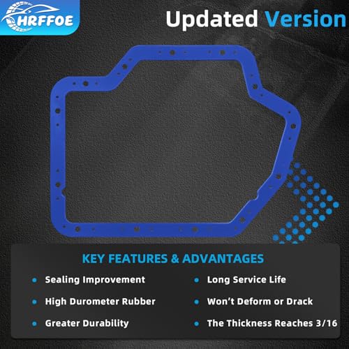 Image of Transmission Oil Pan Gasket Fit for GM Turbo 400 & Moroso 93103 | Perfect Compatibility, Internal Steel Shim, Premium Material, No Sealant Needed, Easy Installation