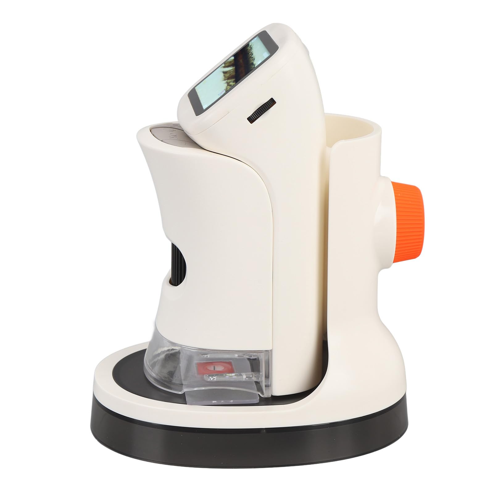 Microscopio de Bolsillo, Microscopio Digital de Mano con Pantalla a Color HD 1080P de 2 Pulgadas, Aumento de 100 a 1000x con Diapositivas y Tarjetas de Juego para Observación de Biología