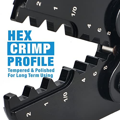 iCrimp pince à sertir les cosses en cuivre haute précision de 8 à 1/0 AWG - 6