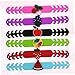 FRCOLOR 6Pcs Mask Ear Rope Buckle Silicone Ear for Comfortable Outdoor Use Mixed Colors for Mask Accessories for All Ear Band Masks