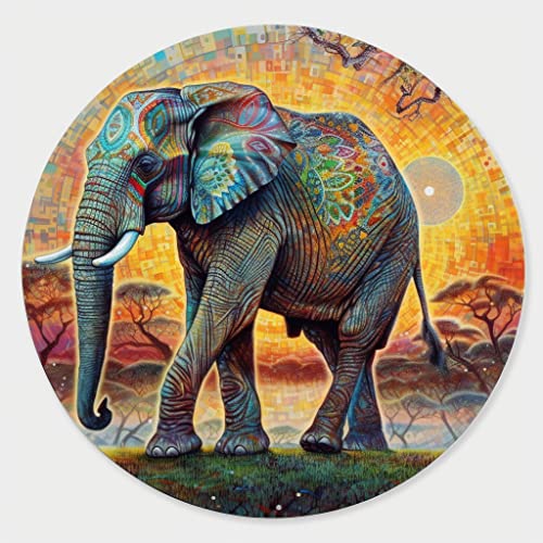 Image of Yoonek Graphics Elephant Vinyl Decal Sticker for Car Window, Laptop, and More. #1936Option20-4
