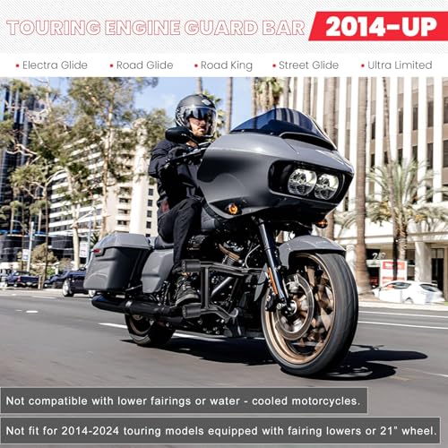 Kekykm Crash Bar for Harley Touring