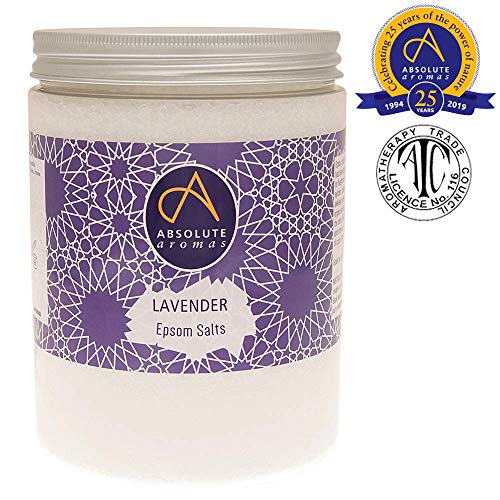 Absolute Aromas - Sali da bagno Epsom infusi alla lavanda (1150g)