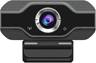 Webcam HD 1080p PC Webcam Computer USB Webcam with Microphone for Live Class Conference Rotatable Video Ontine Teaching Camera for Video Conferencing, Gaming, Streaming