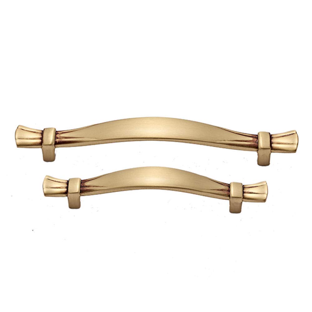 Stnyanxd 1 96Mm Antique Cabinet Drawer Handles 2Pcs Pure Copper Wardrobe Handle Furniture Hardware 1-96Mm(1 96Mm)