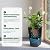 PeakPursuit 16" Tall Planters Set of 2, Outdoor?Indoor Black Planter Pots, High Front Porch Planter Pots with Drainage Holes?Water Level Monitor?Inner Bucket, Automatic Watering, Black