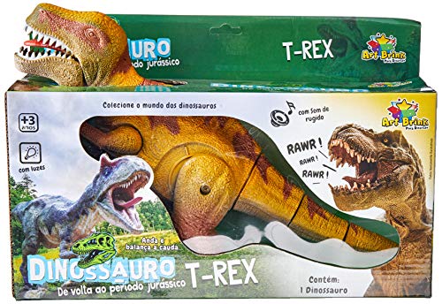 Art Brink, Dinossauro T-Rex com Som e Luz 20cm
