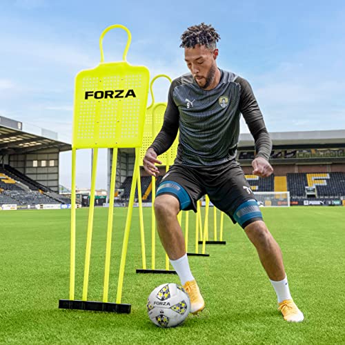 FORZA Fußball Freistoß-Dummies für Fußball Training - 3 Größen erhältlich - Kinder, Jugendliche & Erwachsene | Fussball Trainingsausrüstung (Erwachsene (1,8m), 3er Set)