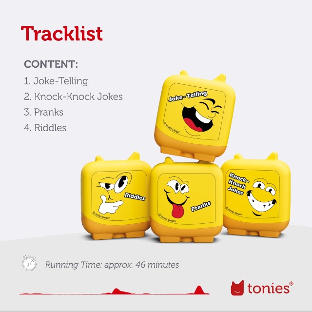 Amazon.com: Tonies Kid Comedy Clever Set - 4 Pack : Toys & Games