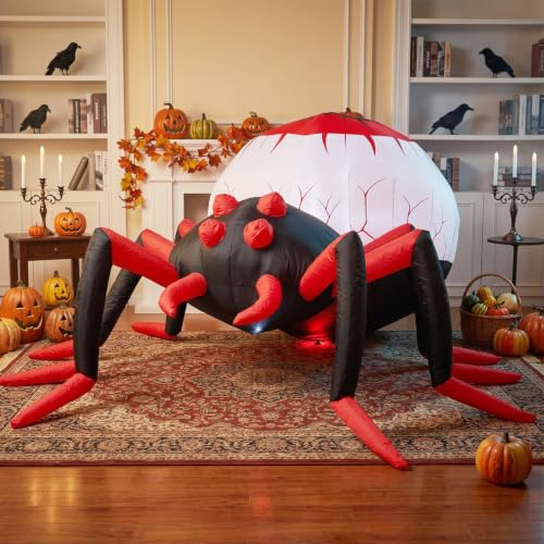 TRMESIA 8FT Halloween Inflatable Blow up Scary Spider Yard Party Decoration - image 6