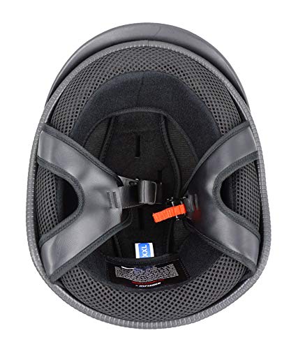 Wheeling Motorcycle Bike Biker Atv Visor Half Open Face Helmet Dot Approved Model 204 (Flat Balck X-Large) #TOP7