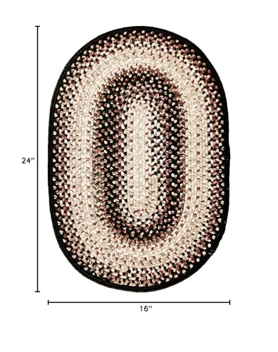 Homespice-Black-Mist-Small-Braided-Rugs-16×24-Oval-The-Perfect-Black-Bathroom-Mat-Black-Kitchen-Rug-and-Entrance-Rug Homespice Black Mist Small Braided Rugs 16×24 Oval The Perfect Black Bathroom Mat Black Kitchen Rug and Entrance Rug