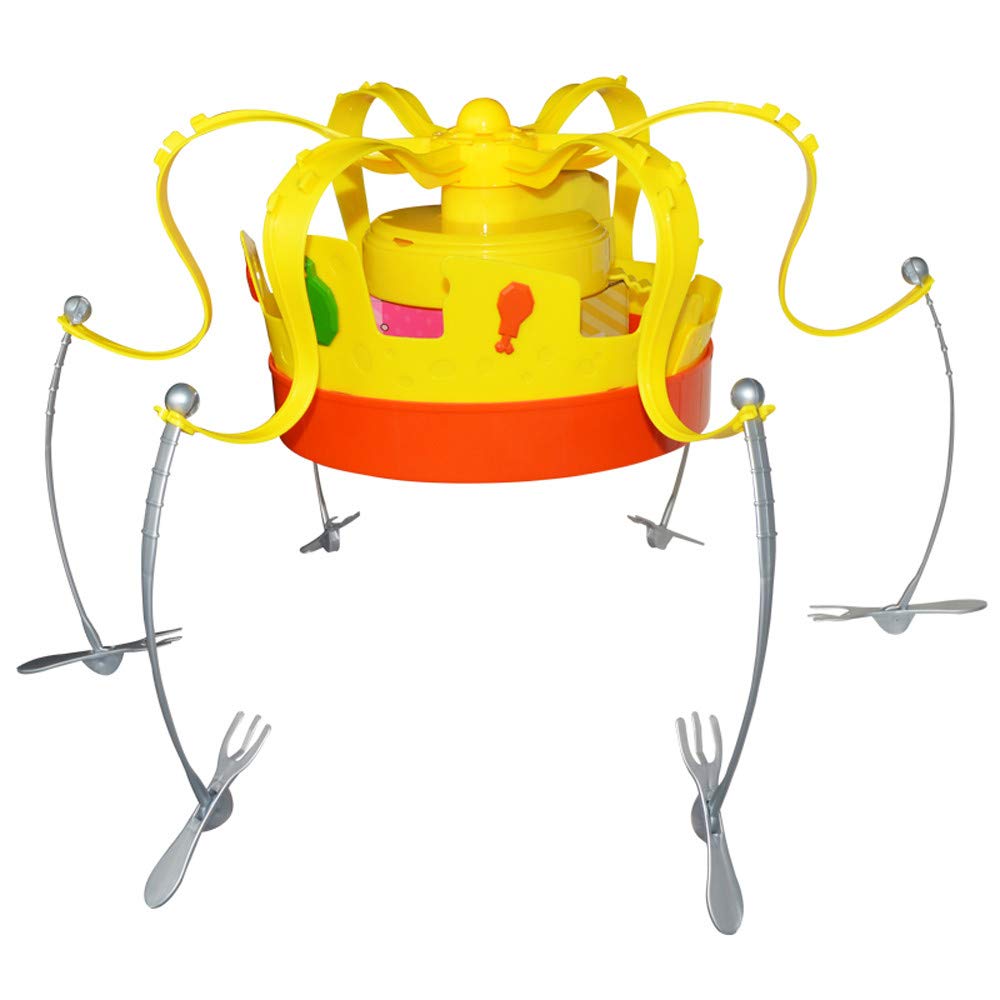 2019 Toy Kids Family Novel Chow Crown Game Musical Spinning Crown Snacks Food Party Toy Child Funny Family