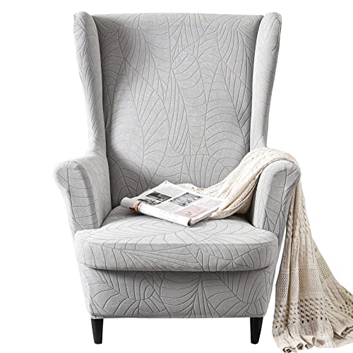 GKXLH Wingback Chair Covers 2 Piece Set