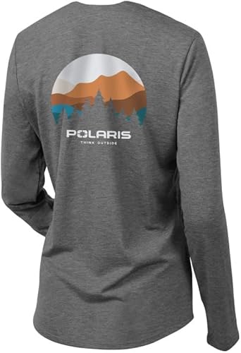 Polaris ATV Adventure - Manga larga para mujer Gris