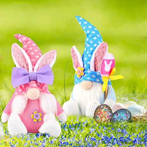 EKKONG 2 Pezzi di Gnomi Pasqua, Gnomo di Pasqua