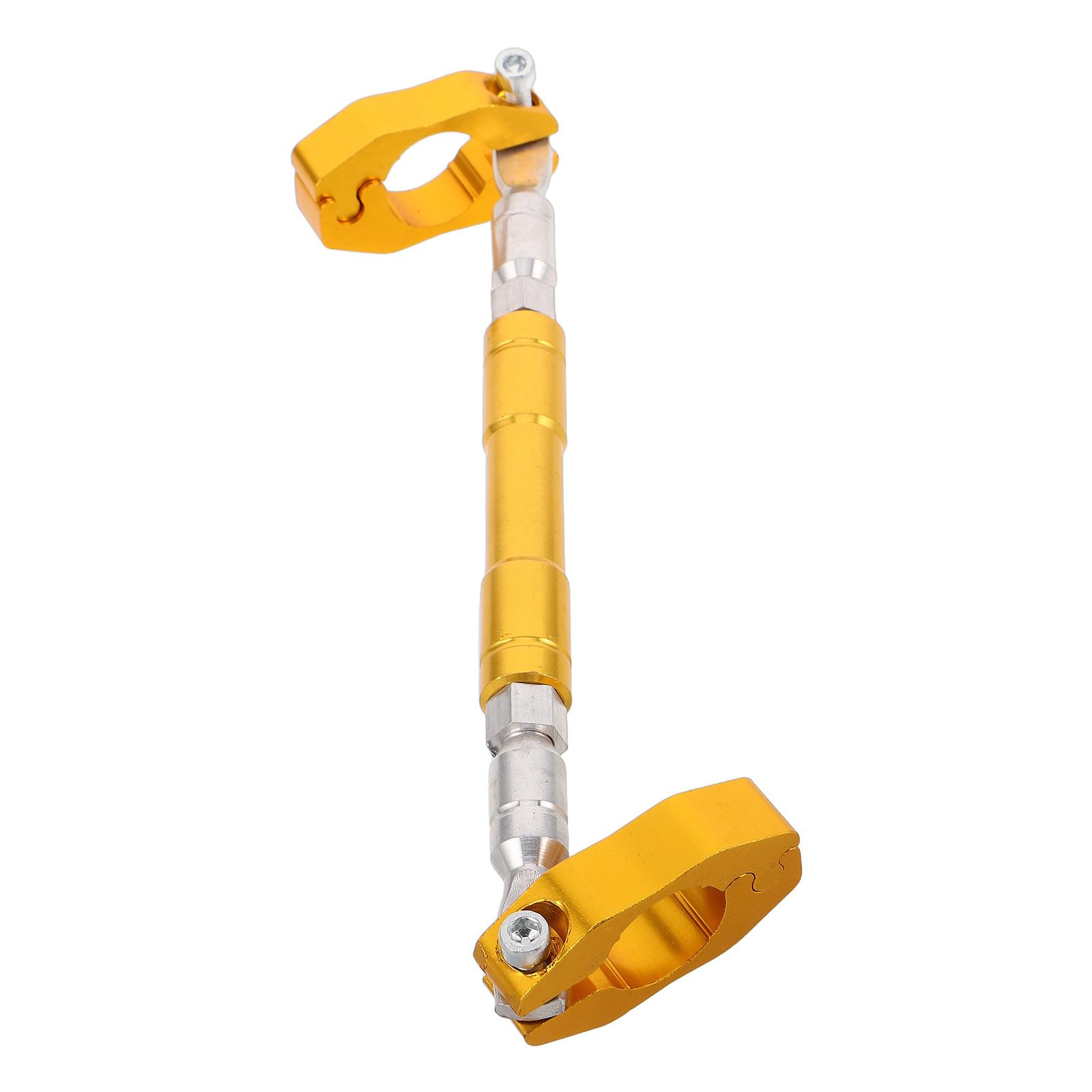 Barra transversal ajustable de aluminio POPETPOP para estabilidad de moto 8