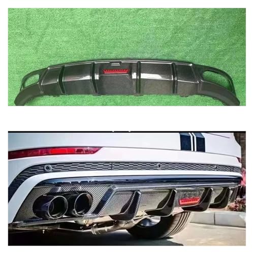 Difusor trasero de fibra de carbono Audi Q8 SQ8 2018+ kit de carrocería Style 1 2