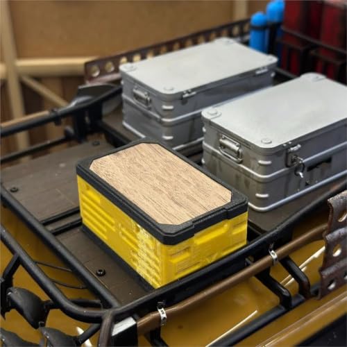 Composants modèle RC boîte bois pour Defender : solution décorative de toit scale 1/10 - 2