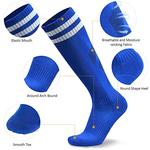 DECDEAL Meias de futebol Footbll respirável antiderrapante meias adultos crianças esportes meias joe