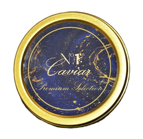 N°1 Caviar/Kaviar Premium Selection, 125 g Dose, Huso Dauricus x Acipenser Schrenckii, schwarzer Störkaviar - Malossol