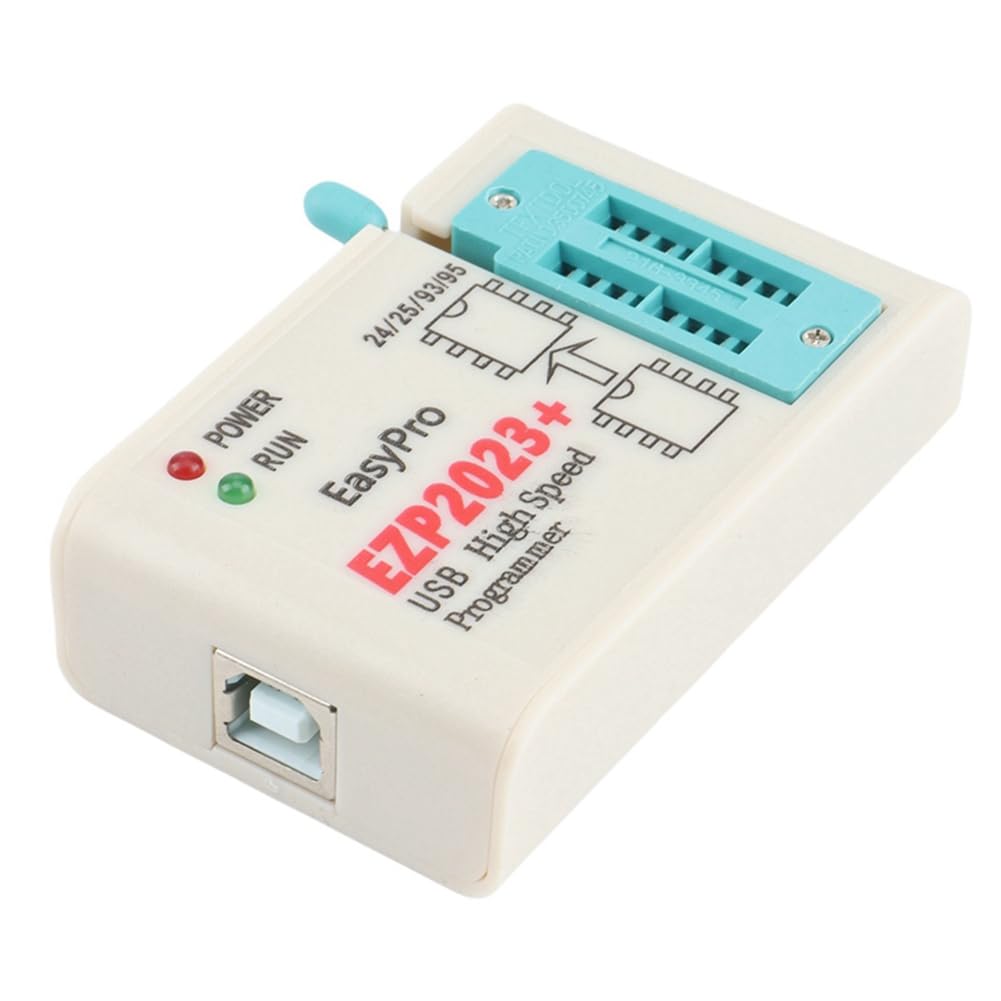 EZP2023 + Programmatore SPI Flash ad alta velocità Set + 12 Adattatori Supporta 24/25/93/95 EEPROM Bios 25T80 Incisione Offline Copia