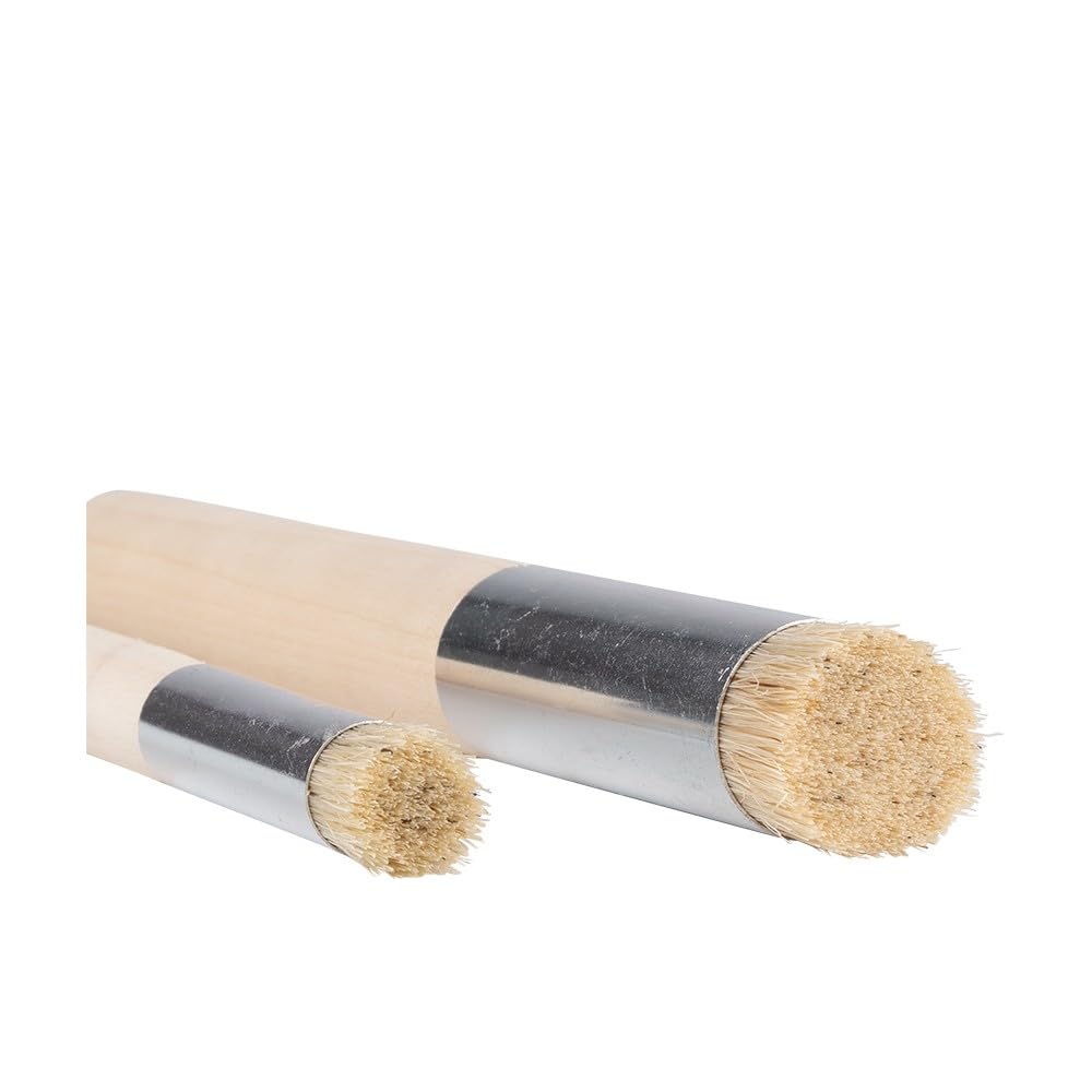 Set 5 Pennelli Per Pittura - Rotondi Con Setole, Per Acrilico, Acquerello E Olio, Diverse Misure