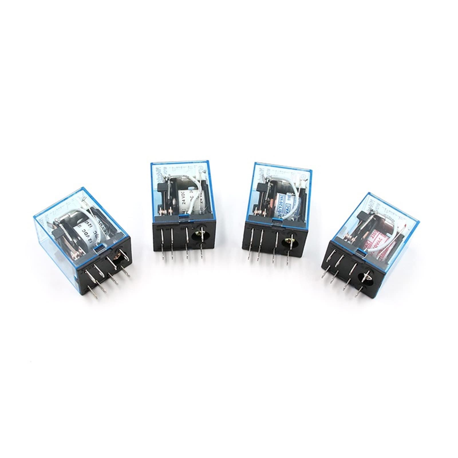 GVBAEPIEO MY2P HH52P MY2NJ Relay Coil General DPDT Micro Mini Electromagnetic Switch with LED AC 110V 220V DC 12V 24V(AC 24V)