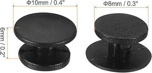 Miniatura 2 de PATIKIL Dije de botón de plástico, hebilla de botón, accesorios de hebilla de botón en la espalda, pulsera de zapatos, decoración para adornos,