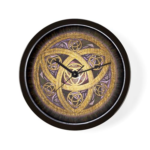 Cafepress 00358478036893C Celtic Sun Unique Decorative 10 Inch Wall Clock cover