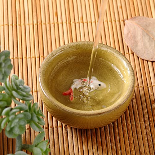 Skyley XI-SKYLEY-0095 6 Pieces Korean Soju Shot Glasses Sets Porcelain Cups Korean Ceramic Cups Tea Accessories Drinkware thumb #3