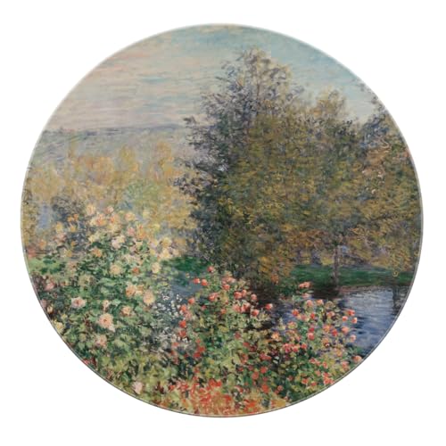 Tapete Redondo Estilo Claude Monet 3' Lavable Antideslizante miniatura 2