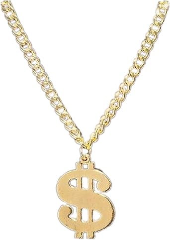 Dollar sign gold chain Clearance