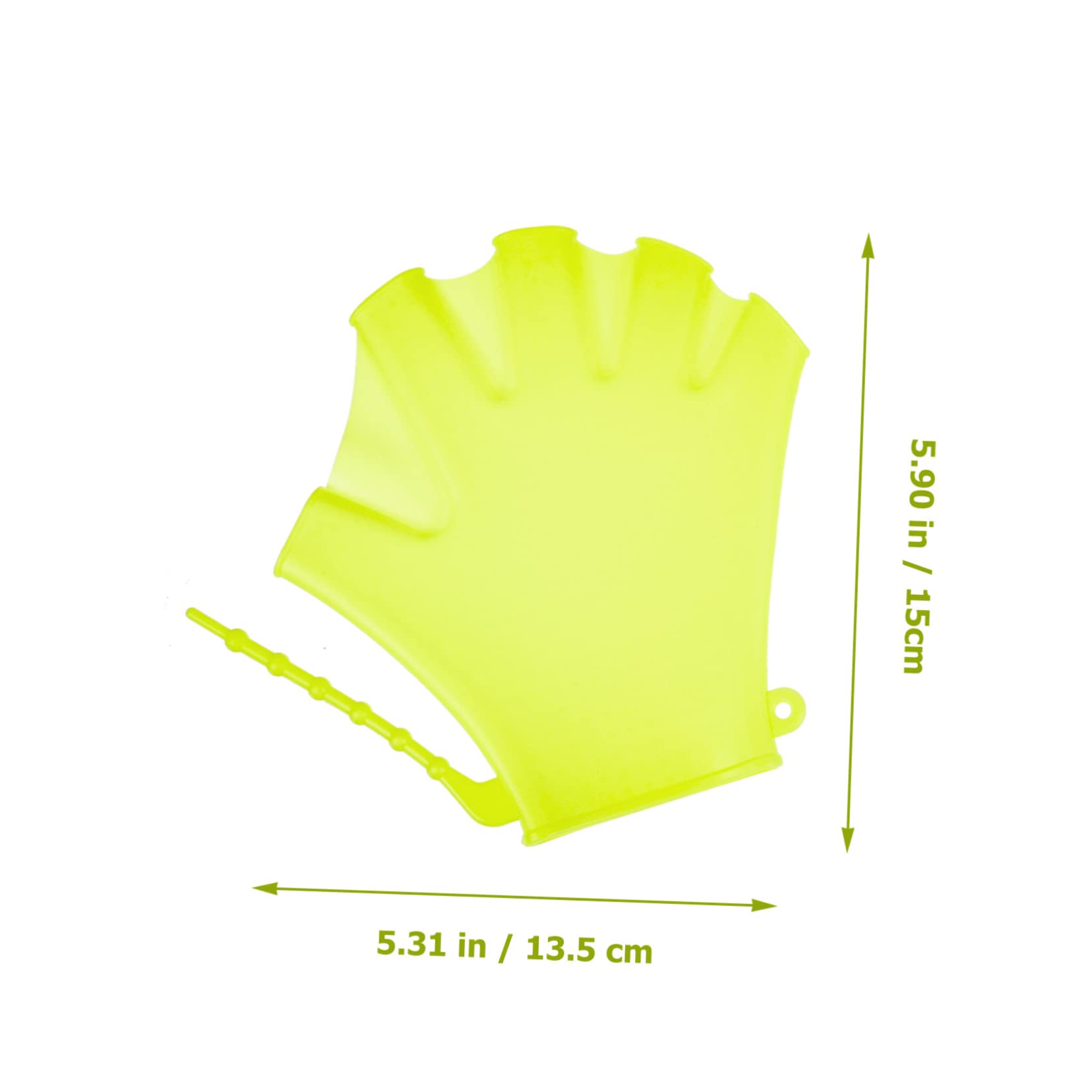 Veemoon 2pcs Swimming Gloves Boys and Girls Waterproof Diving Flippers Silicone Paddles for Lap Swimming