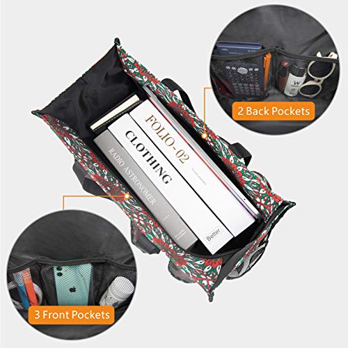 Image of TOPDesign Utility Water Resistant Tote Bag with 13 Pockets, Top Zipper Closure & Thick Bottom Support, for Working Women