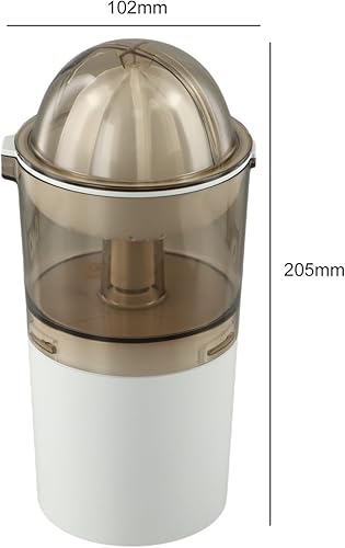 Miniatura 2 de Exprimidor eléctrico de cítricos con extractor de jugo de naranja silencioso de acero inoxidable, máquina de jugo recargable USB inalámbrica de gran